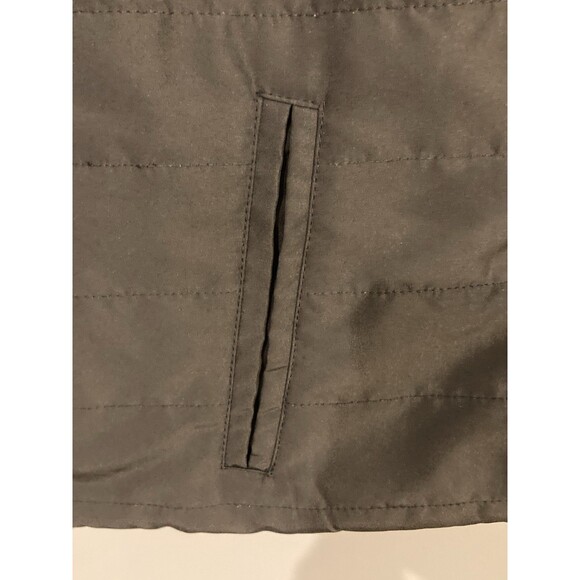 Lauren Ralph Lauren Women Reversible Vest LP L Petite Brown Knit Quilted Riding - Picture 9 of 15